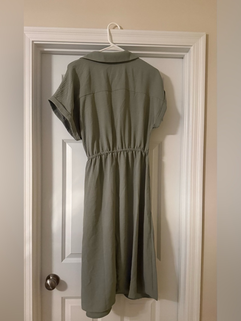 Maurice's Collared Wrap Midi Dress - Medium NWT - So Stylish & Flattering! - Picture 4 of 5